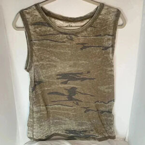 Vintage‎ Well Women's Camo Tank Top Sz M  Armycore Militarycore Campcore